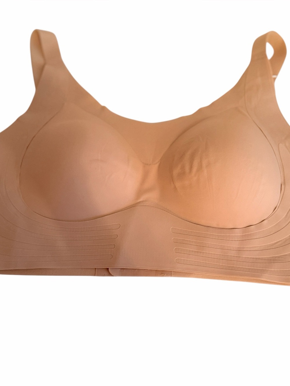 ZenaLift Beige Seamless Wireless Comfort Bra